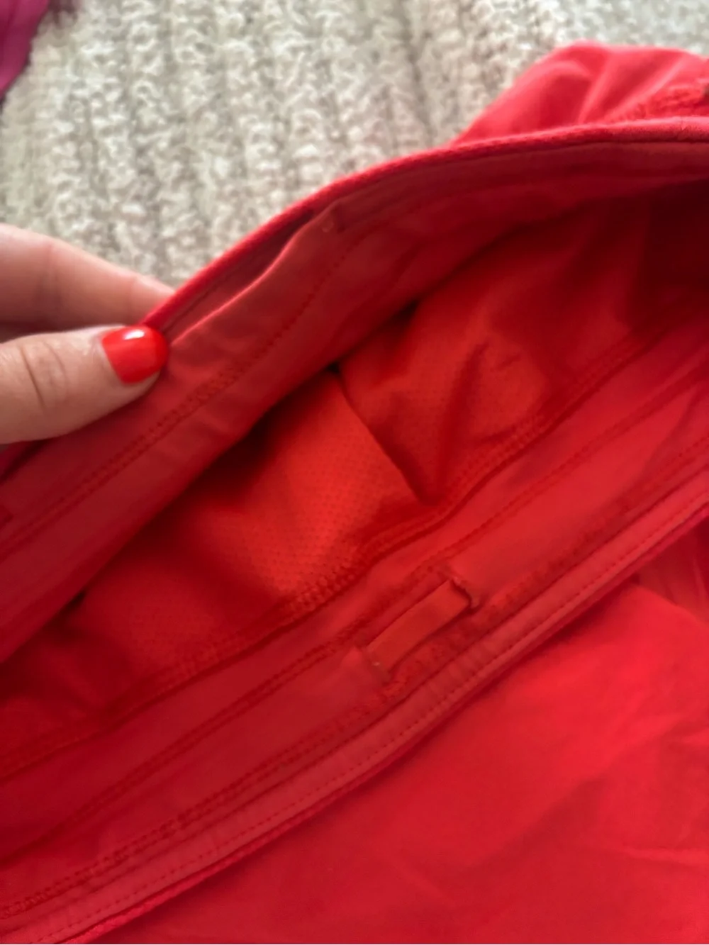 Lululemon athletica Fast and Free Shorts Coral Red Size 4
